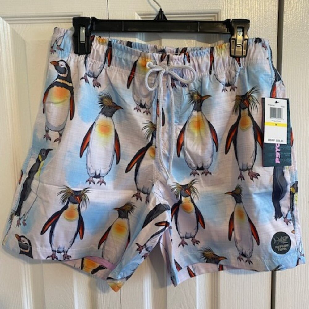Psycho Tuna… Swim Trunks Board Pool Shorts -- Medium